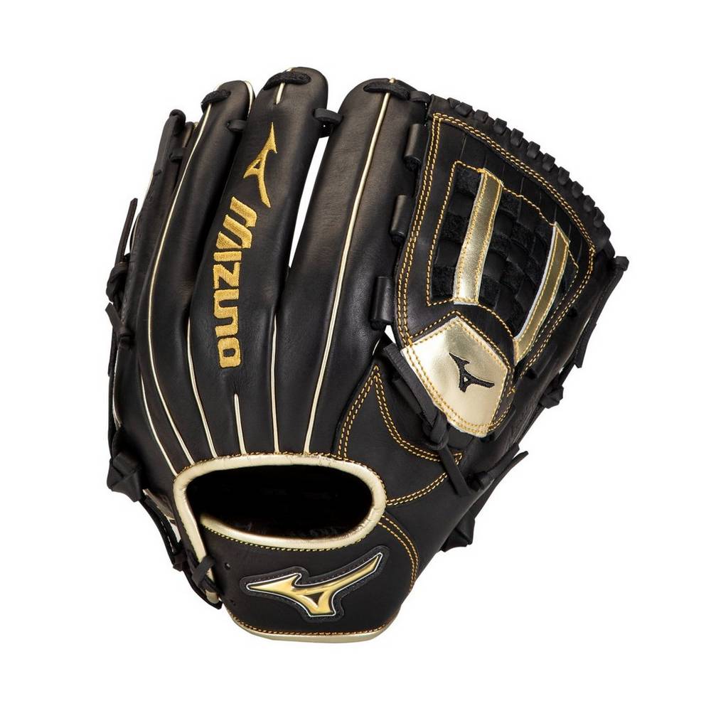 Mizuno MVP Prime SE Pitcher 12" - Bayan Eldiven - Siyah/Altın Türkiye (JPUTBD-480)